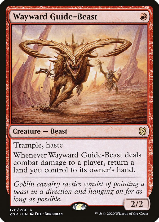 Wayward Guide-Beast [Zendikar Rising] | Exor Games Bridgewater