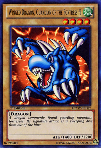 Winged Dragon, Guardian of the Fortress #1 [LCYW-EN009] Ultra Rare | Exor Games Bridgewater