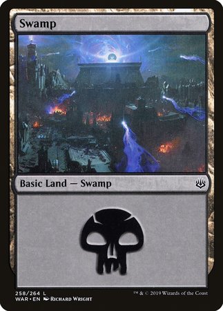 Swamp (258) [War of the Spark] | Exor Games Bridgewater