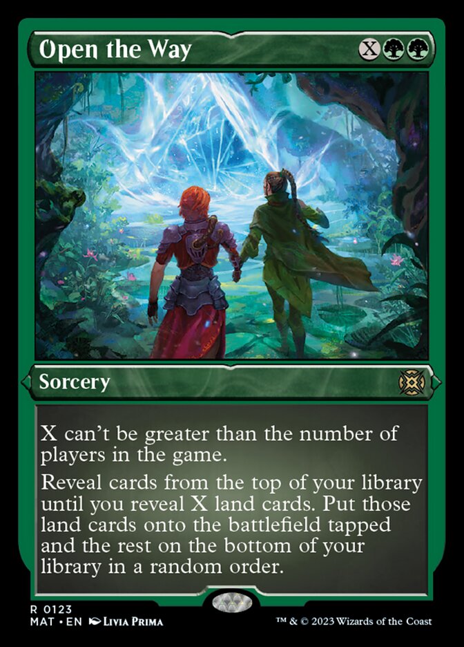 Open the Way (Foil Etched) [March of the Machine: The Aftermath] | Exor Games Bridgewater