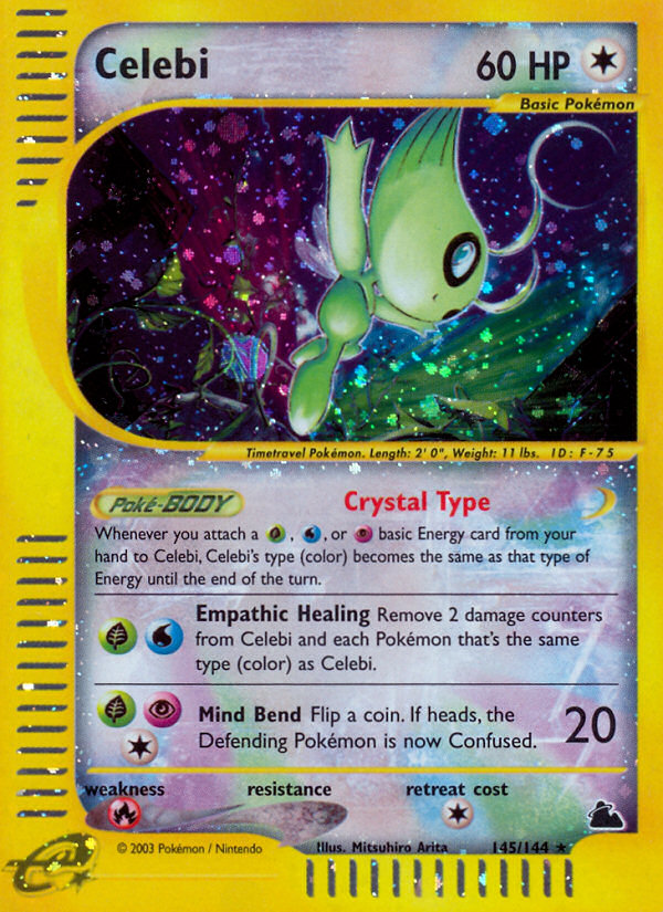 Celebi (145/144) [Skyridge] | Exor Games Bridgewater