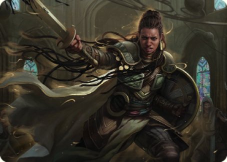 Shanna, Purifying Blade Art Card 1 [Dominaria United Art Series] | Exor Games Bridgewater