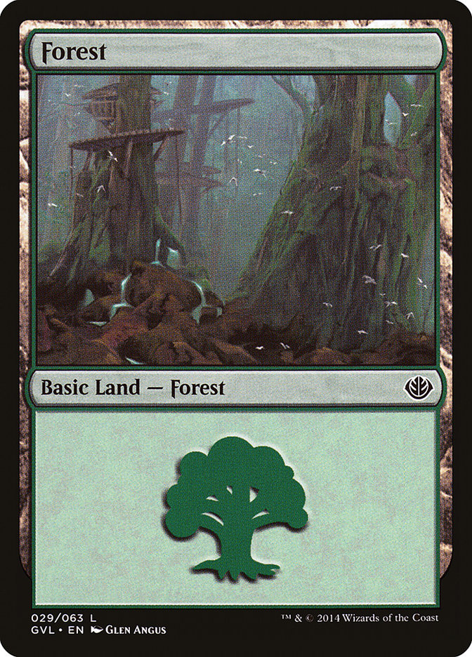 Forest (29) (Garruk vs. Liliana) [Duel Decks Anthology] | Exor Games Bridgewater