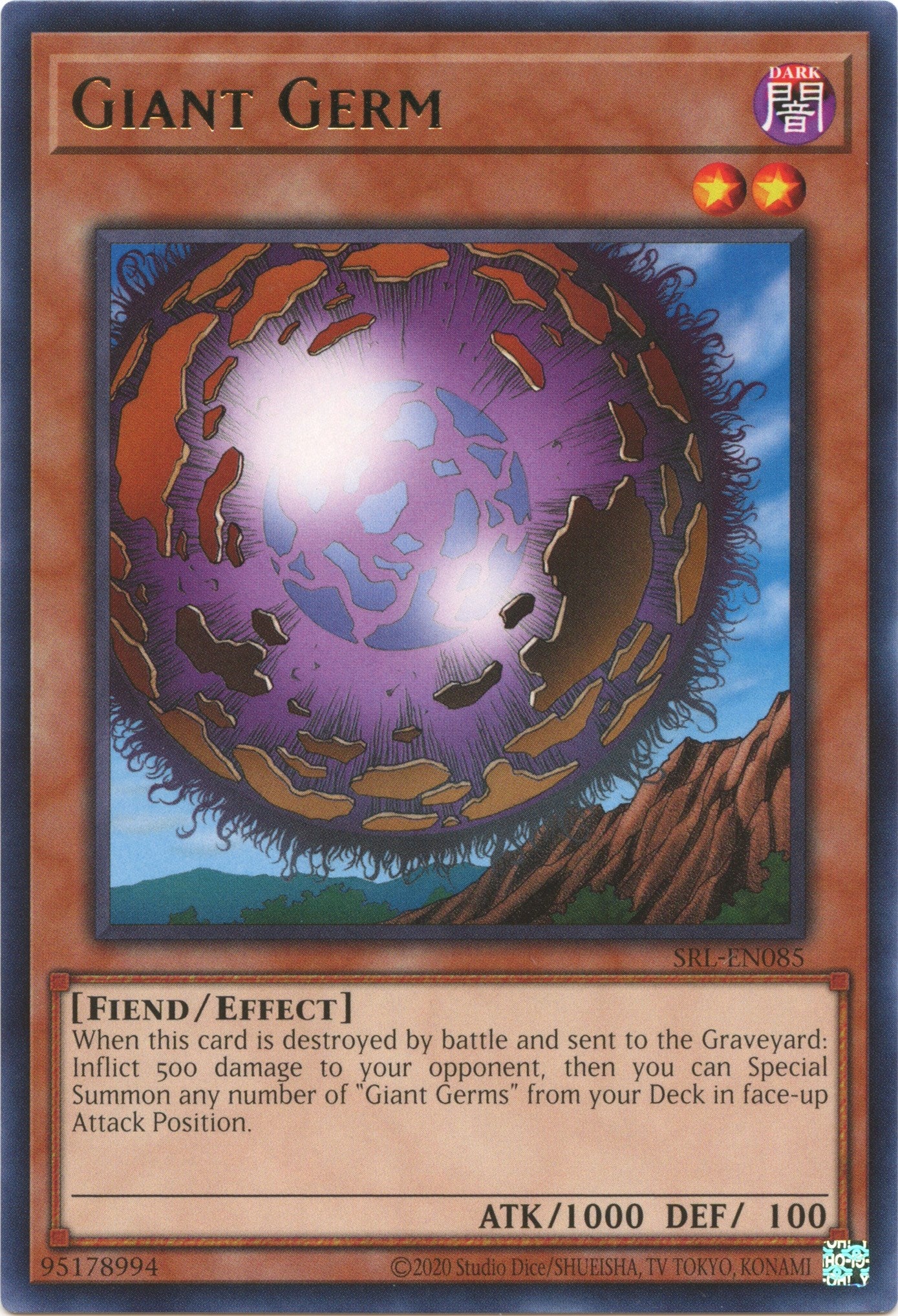 Giant Germ (25th Anniversary) [SRL-EN085] Rare | Exor Games Bridgewater