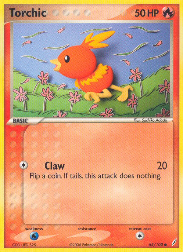 Torchic (65/100) [EX: Crystal Guardians] | Exor Games Bridgewater