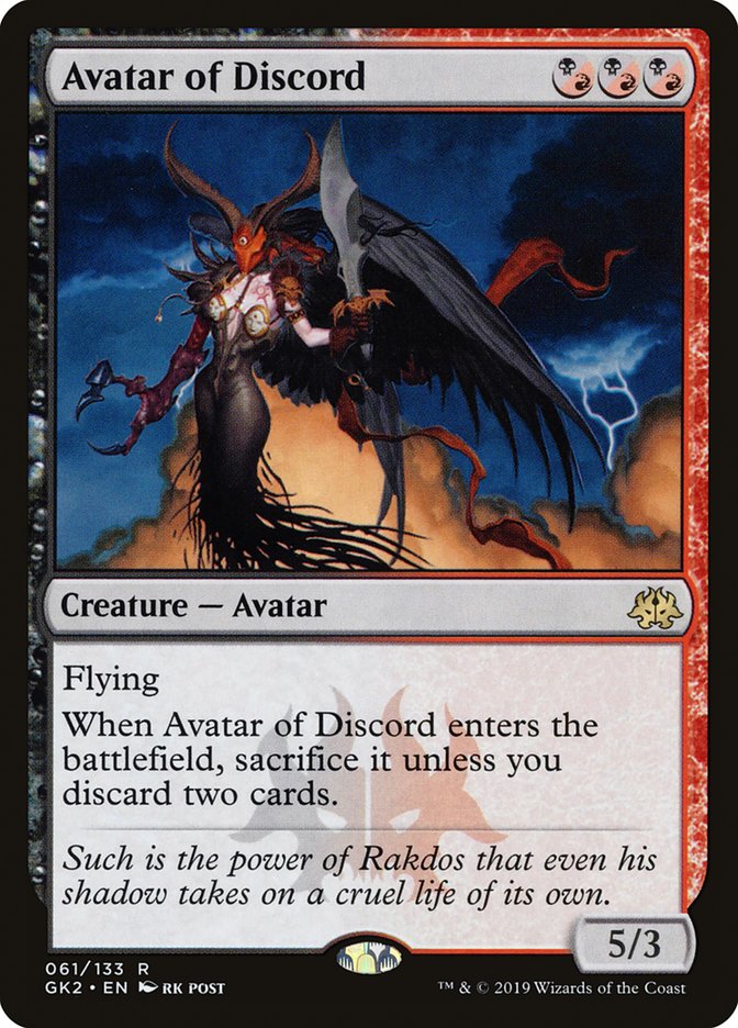 Avatar of Discord [Ravnica Allegiance Guild Kit] | Exor Games Bridgewater