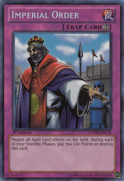 Imperial Order [LCYW-EN178] Secret Rare | Exor Games Bridgewater