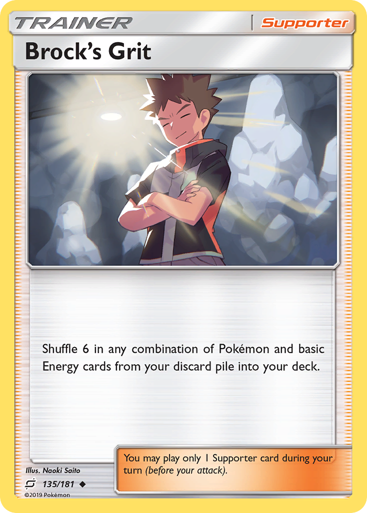 Brock's Grit (135/181) [Sun & Moon: Team Up] | Exor Games Bridgewater