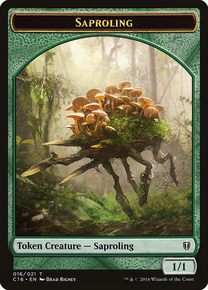 Saproling (016/021) [Commander 2016 Tokens] | Exor Games Bridgewater