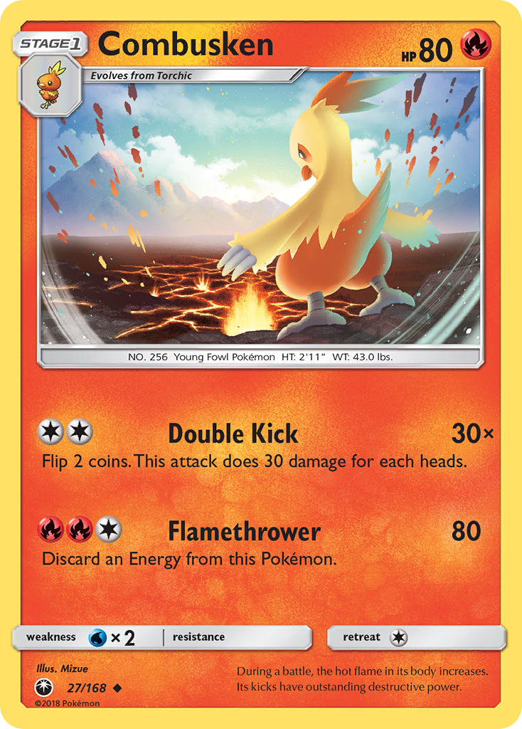 Combusken (27/168) [Sun & Moon: Celestial Storm] | Exor Games Bridgewater