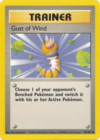 Gust of Wind (93/102) [Base Set Unlimited] | Exor Games Bridgewater