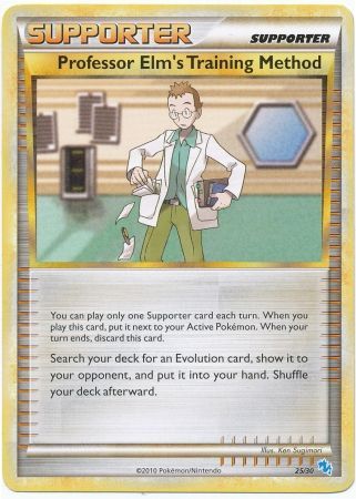 Professor Elm's Training Method (25/30) [HeartGold & SoulSilver: Trainer Kit - Gyarados] | Exor Games Bridgewater