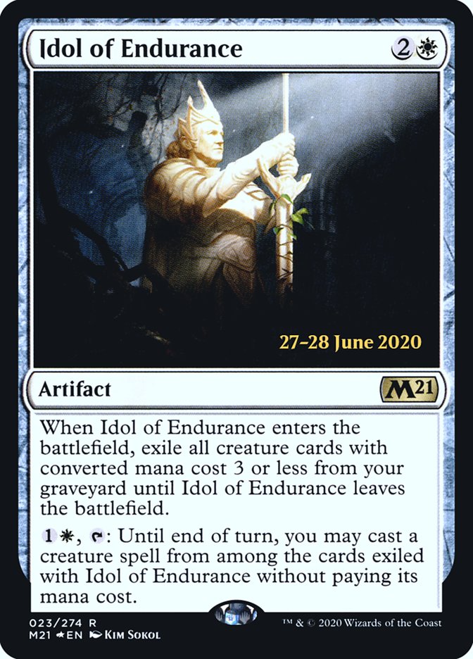 Idol of Endurance  [Core Set 2021 Prerelease Promos] | Exor Games Bridgewater