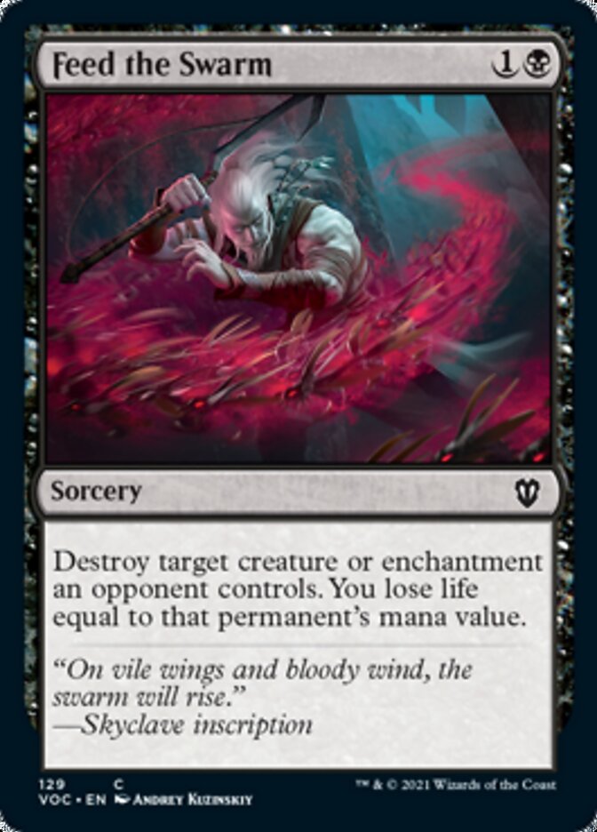 Feed the Swarm [Innistrad: Crimson Vow Commander] | Exor Games Bridgewater