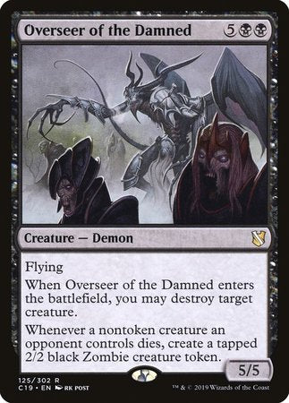 Overseer of the Damned [Commander 2019] | Exor Games Bridgewater