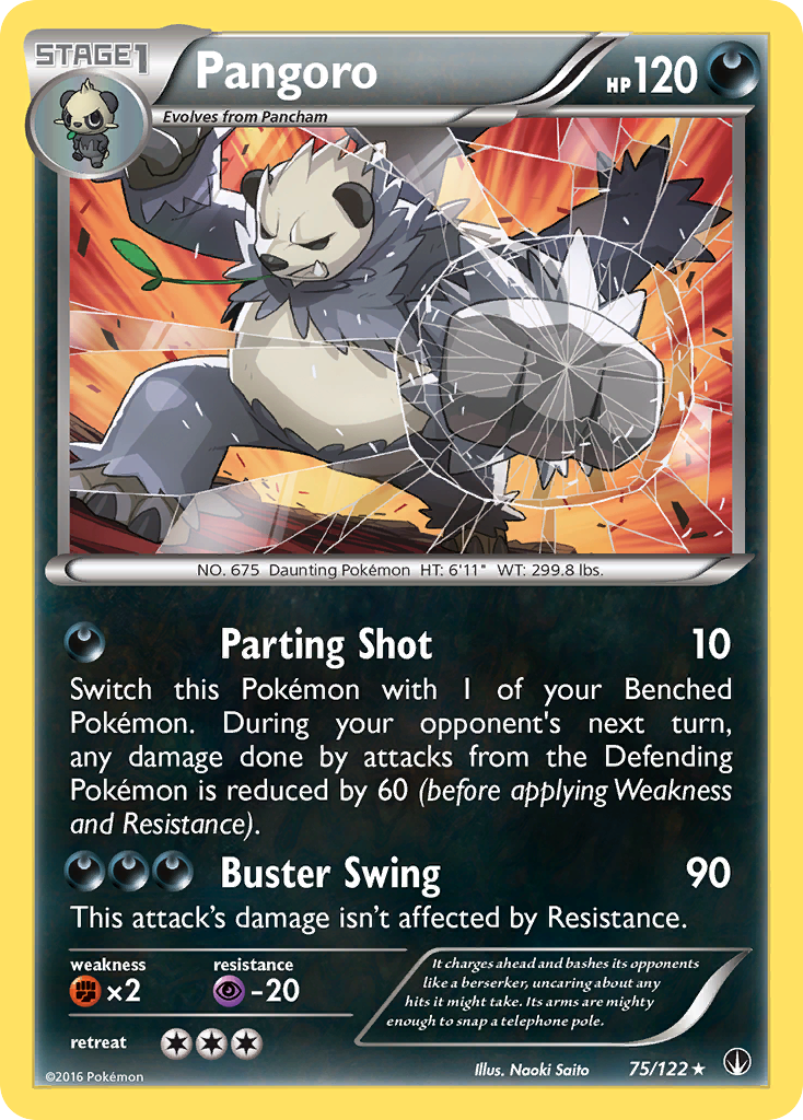 Pangoro (75/122) [XY: BREAKpoint] | Exor Games Bridgewater