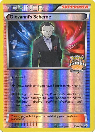 Giovanni's Scheme (138/162) (Championship Promo) [XY: BREAKthrough] | Exor Games Bridgewater