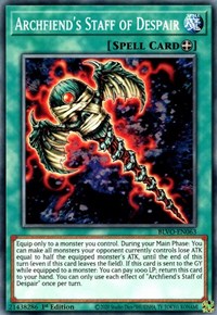 Archfiend's Staff of Despair [BLVO-EN063] Common | Exor Games Bridgewater