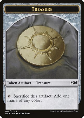 Treasure Token [Ravnica Allegiance Tokens] | Exor Games Bridgewater