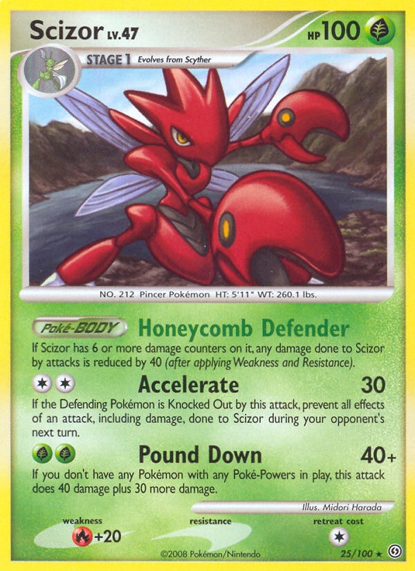 Scizor (25/100) [Diamond & Pearl: Stormfront] | Exor Games Bridgewater