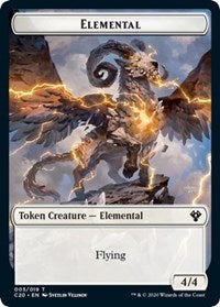 Elemental (003) // Soldier Double-sided Token [Commander 2020 Tokens] | Exor Games Bridgewater