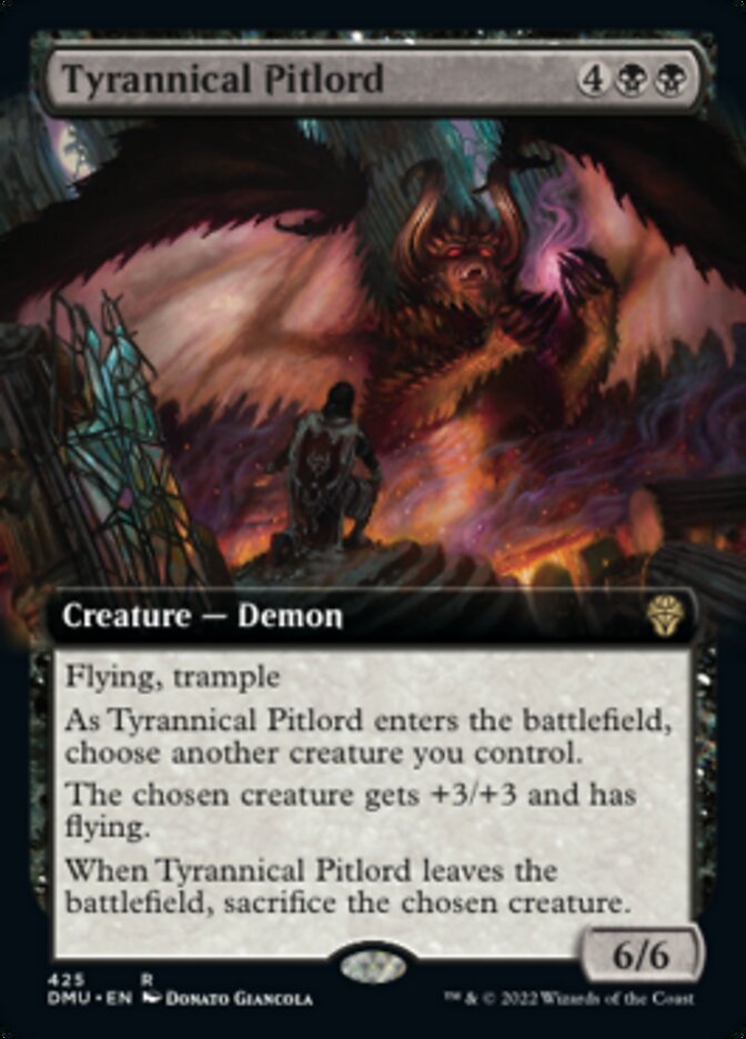 Tyrannical Pitlord (Extended Art) [Dominaria United] | Exor Games Bridgewater