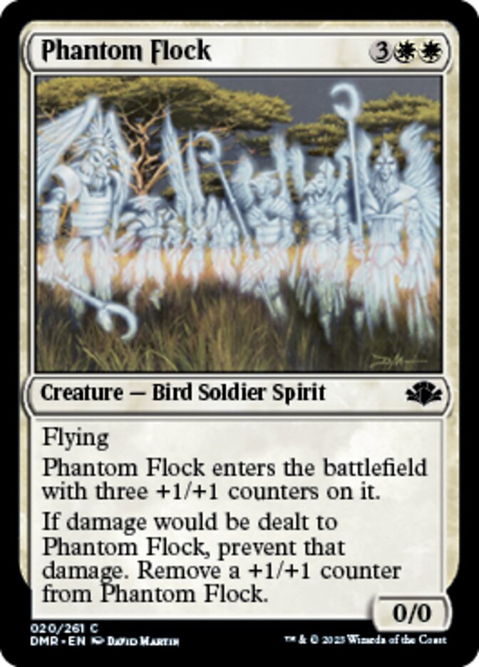 Phantom Flock [Dominaria Remastered] | Exor Games Bridgewater