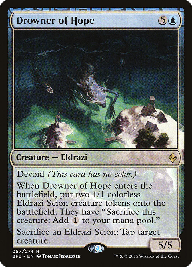 Drowner of Hope [Battle for Zendikar] | Exor Games Bridgewater