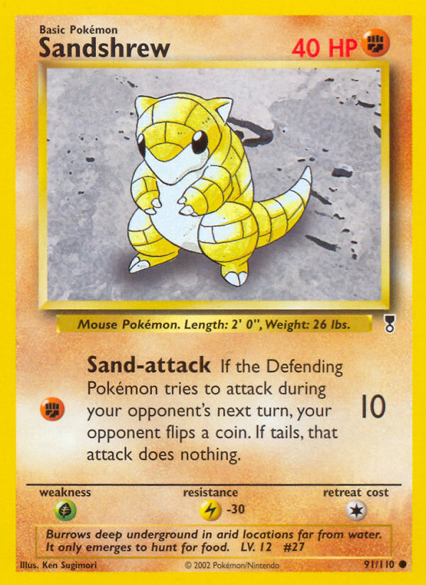 Sandshrew (91/110) [Legendary Collection] | Exor Games Bridgewater