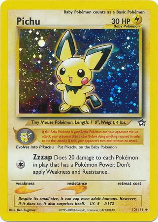 Pichu (12/111) [Neo Genesis Unlimited] | Exor Games Bridgewater