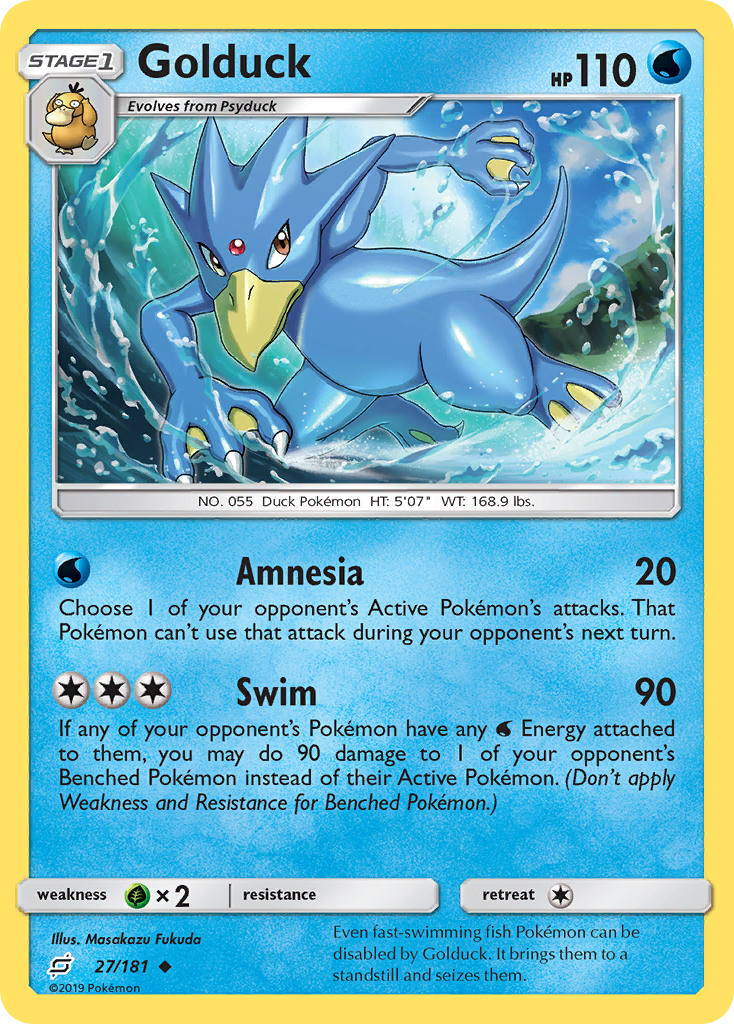 Golduck (27/181) [Sun & Moon: Team Up] | Exor Games Bridgewater