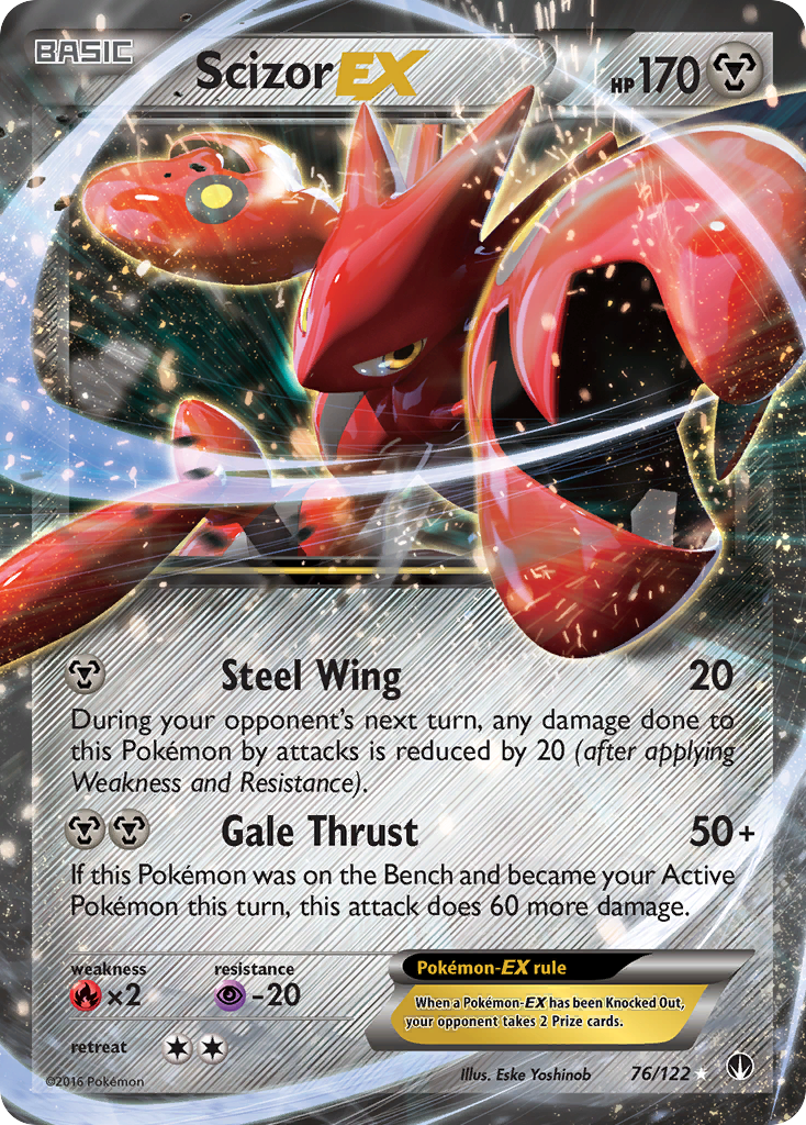 Scizor EX (76/122) [XY: BREAKpoint] | Exor Games Bridgewater