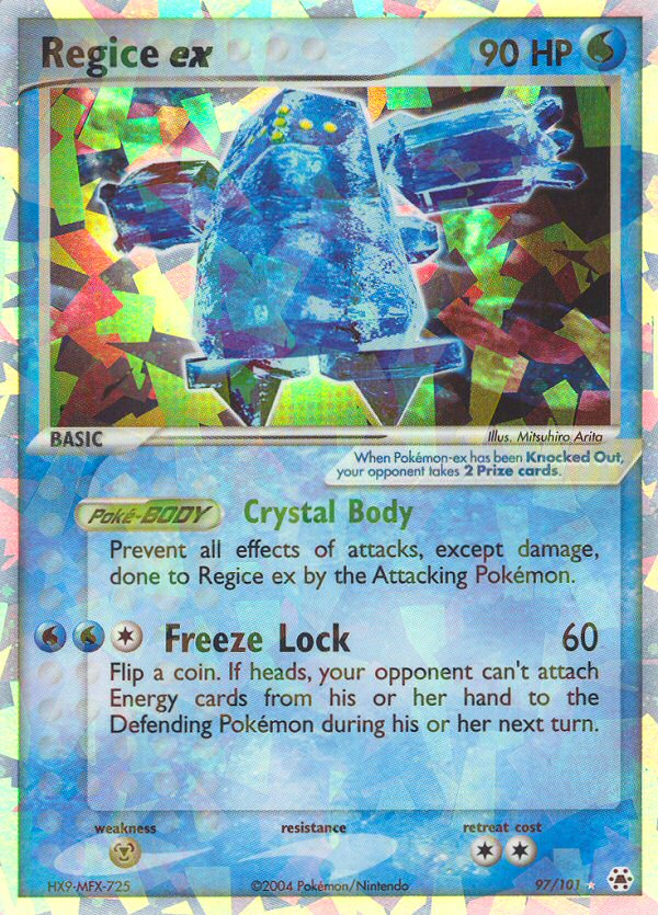 Regice ex (97/101) [EX: Hidden Legends] | Exor Games Bridgewater