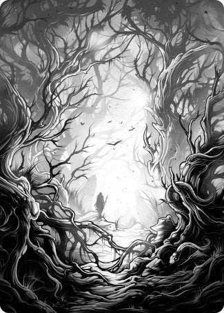 Forest 1 Art Card [Innistrad: Midnight Hunt Art Series] | Exor Games Bridgewater