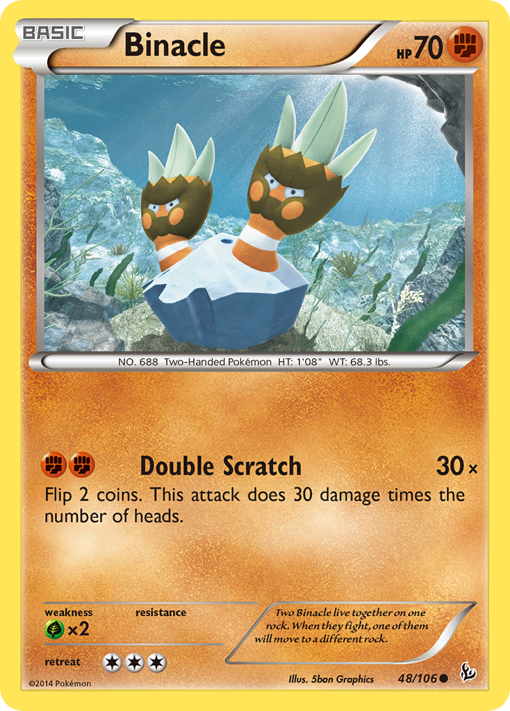 Binacle (48/106) [XY: Flashfire] | Exor Games Bridgewater