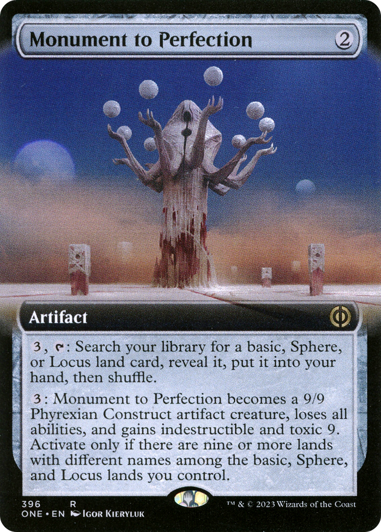 Monument to Perfection (Extended Art) [Phyrexia: All Will Be One] | Exor Games Bridgewater