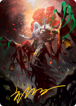 Wrenn and Seven Art Card (Gold-Stamped Signature) [Innistrad: Midnight Hunt Art Series] | Exor Games Bridgewater