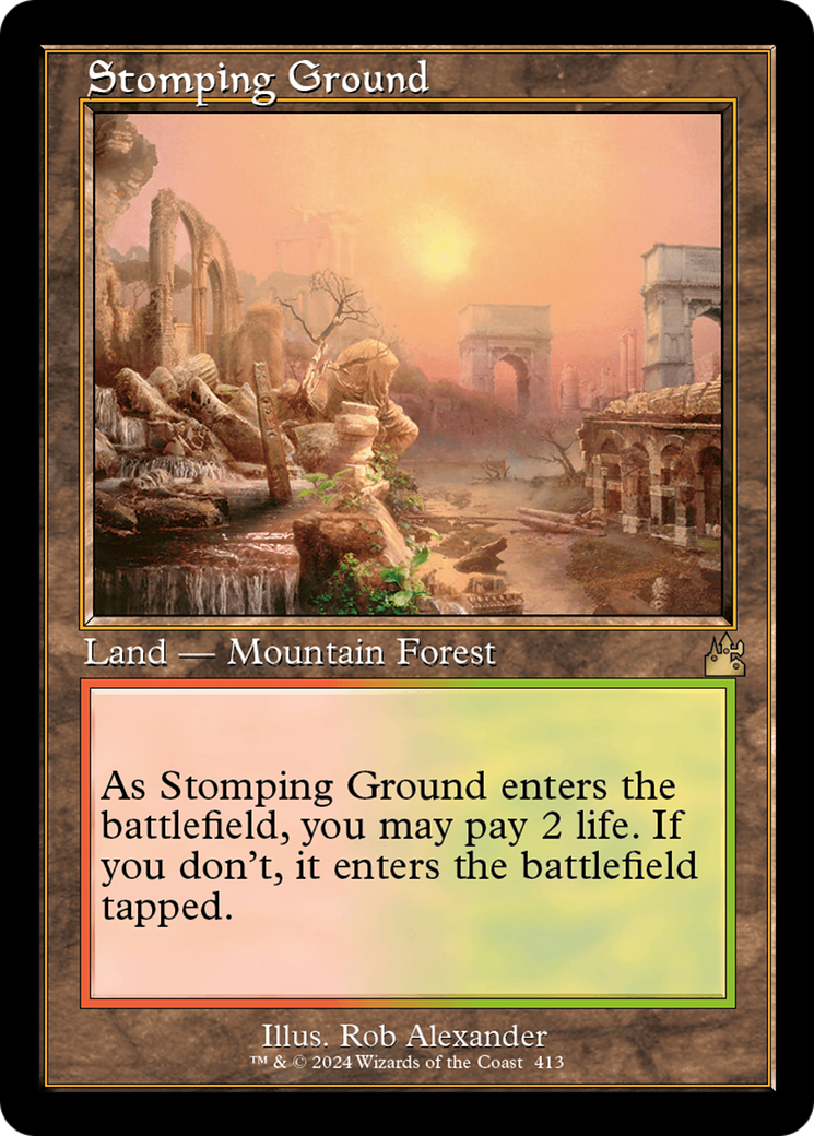 Stomping Ground (Retro) [Ravnica Remastered] | Exor Games Bridgewater