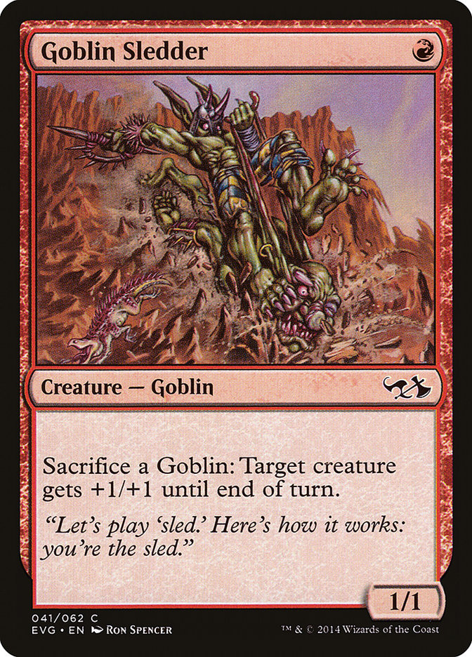 Goblin Sledder (Elves vs. Goblins) [Duel Decks Anthology] | Exor Games Bridgewater