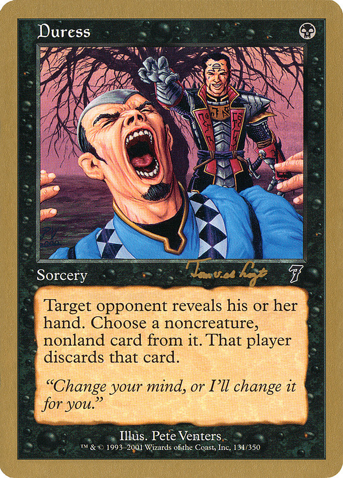 Duress (Tom van de Logt) [World Championship Decks 2001] | Exor Games Bridgewater