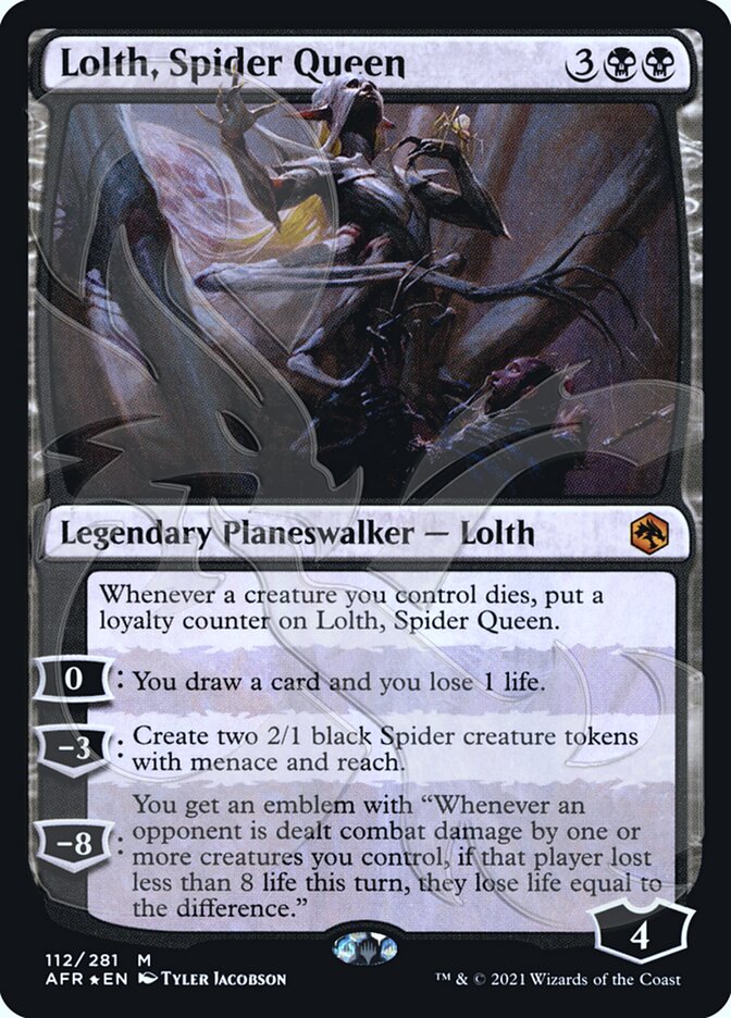 Lolth, Spider Queen (Ampersand Promo) [Dungeons & Dragons: Adventures in the Forgotten Realms Promos] | Exor Games Bridgewater