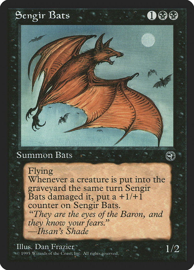 Sengir Bats (Ihsan's Shade Flavor Text) [Homelands] | Exor Games Bridgewater