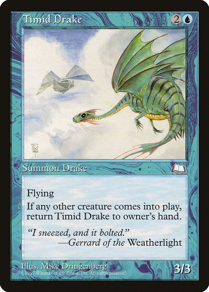 Timid Drake [Weatherlight] | Exor Games Bridgewater