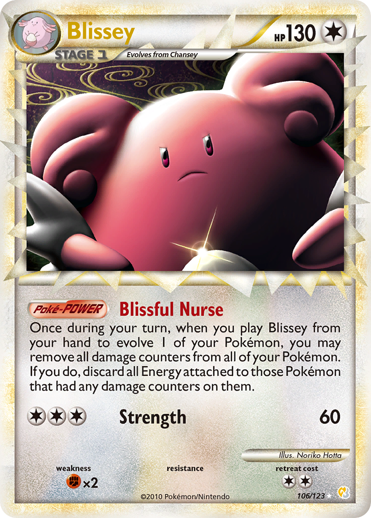 Blissey (106/123) [HeartGold & SoulSilver: Base Set] | Exor Games Bridgewater