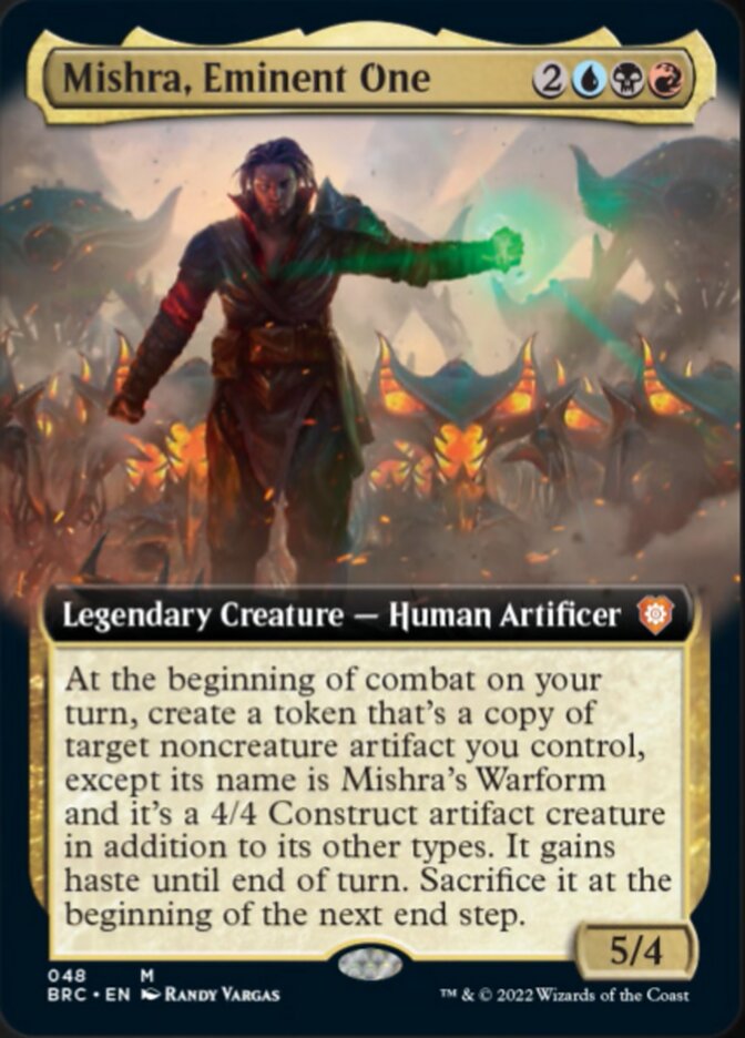 Mishra, Eminent One (Extended Art) [The Brothers' War Commander] | Exor Games Bridgewater