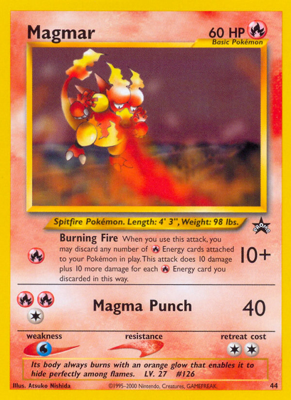 Magmar (44) [Wizards of the Coast: Black Star Promos] | Exor Games Bridgewater