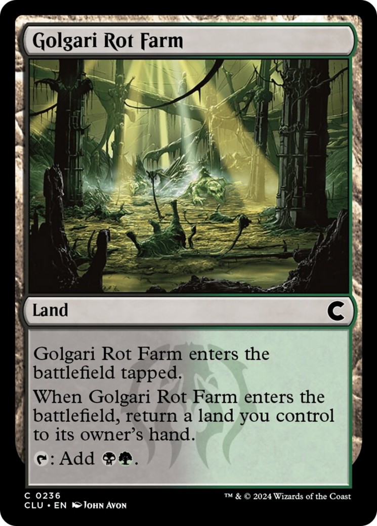 Golgari Rot Farm [Ravnica: Clue Edition] | Exor Games Bridgewater