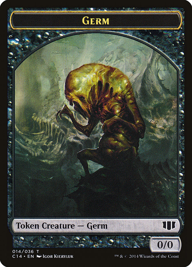 Stoneforged Blade // Germ Double-sided Token [Commander 2014 Tokens] | Exor Games Bridgewater