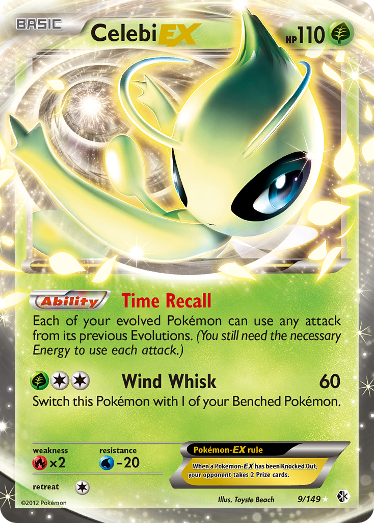 Celebi EX (9/149) [Black & White: Boundaries Crossed] | Exor Games Bridgewater