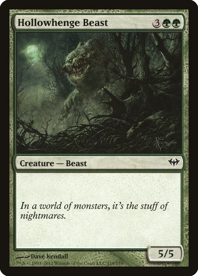 Hollowhenge Beast [Dark Ascension] | Exor Games Bridgewater
